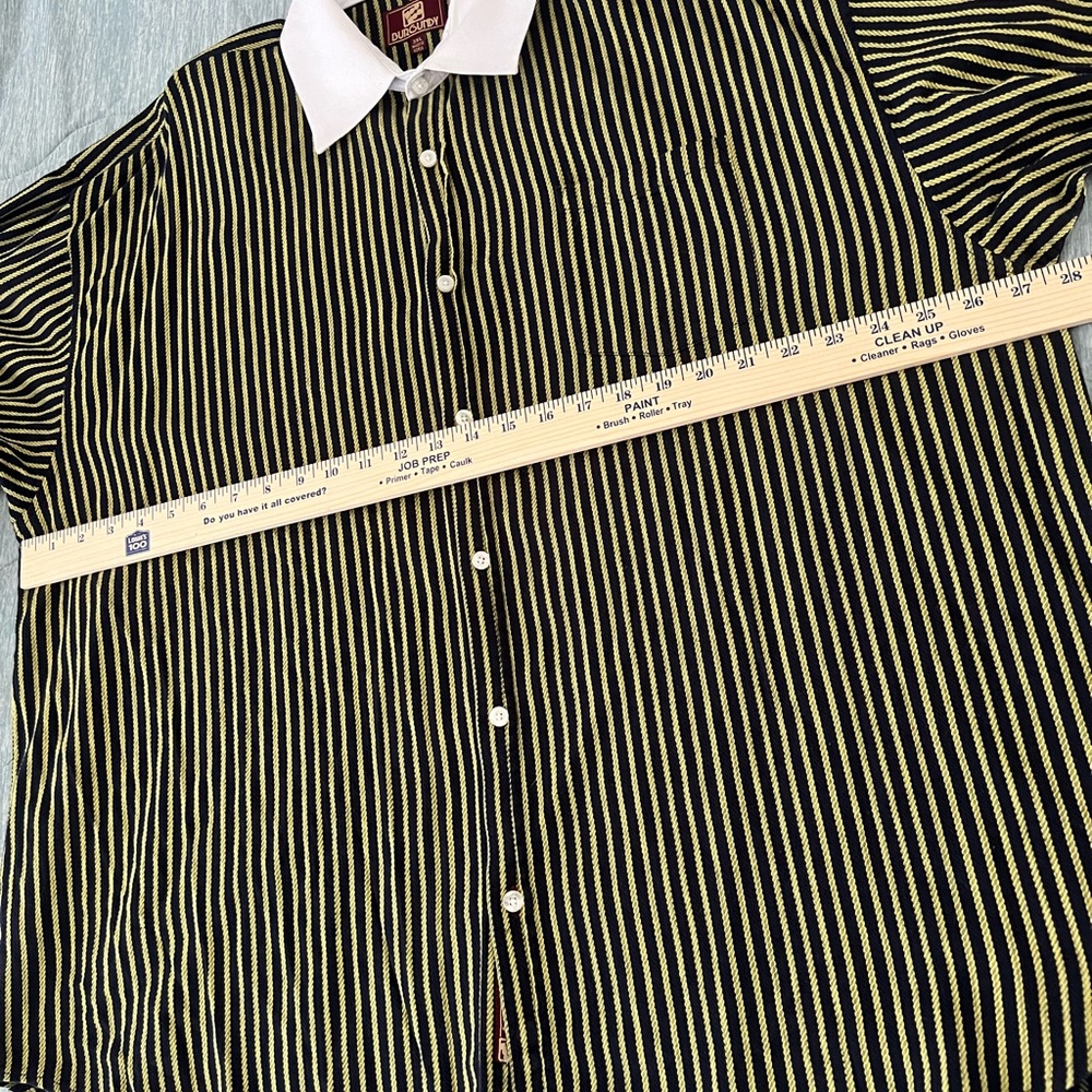 Ron Burgundy Dress Shirt. French Cuffs. 3X - Picture 5 of 8